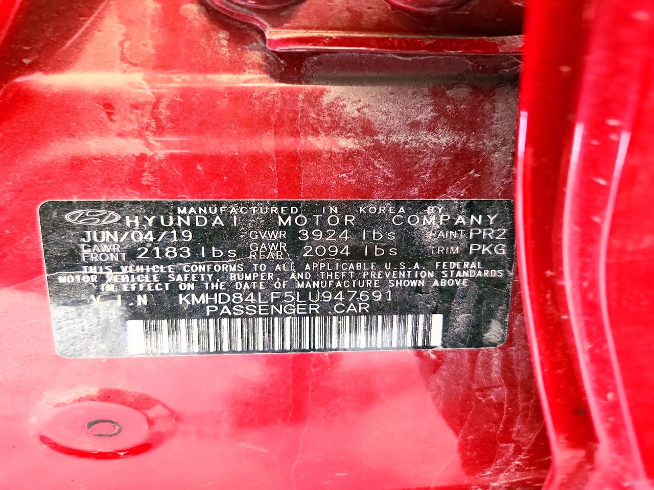 Hyundai ELANTRA Sel