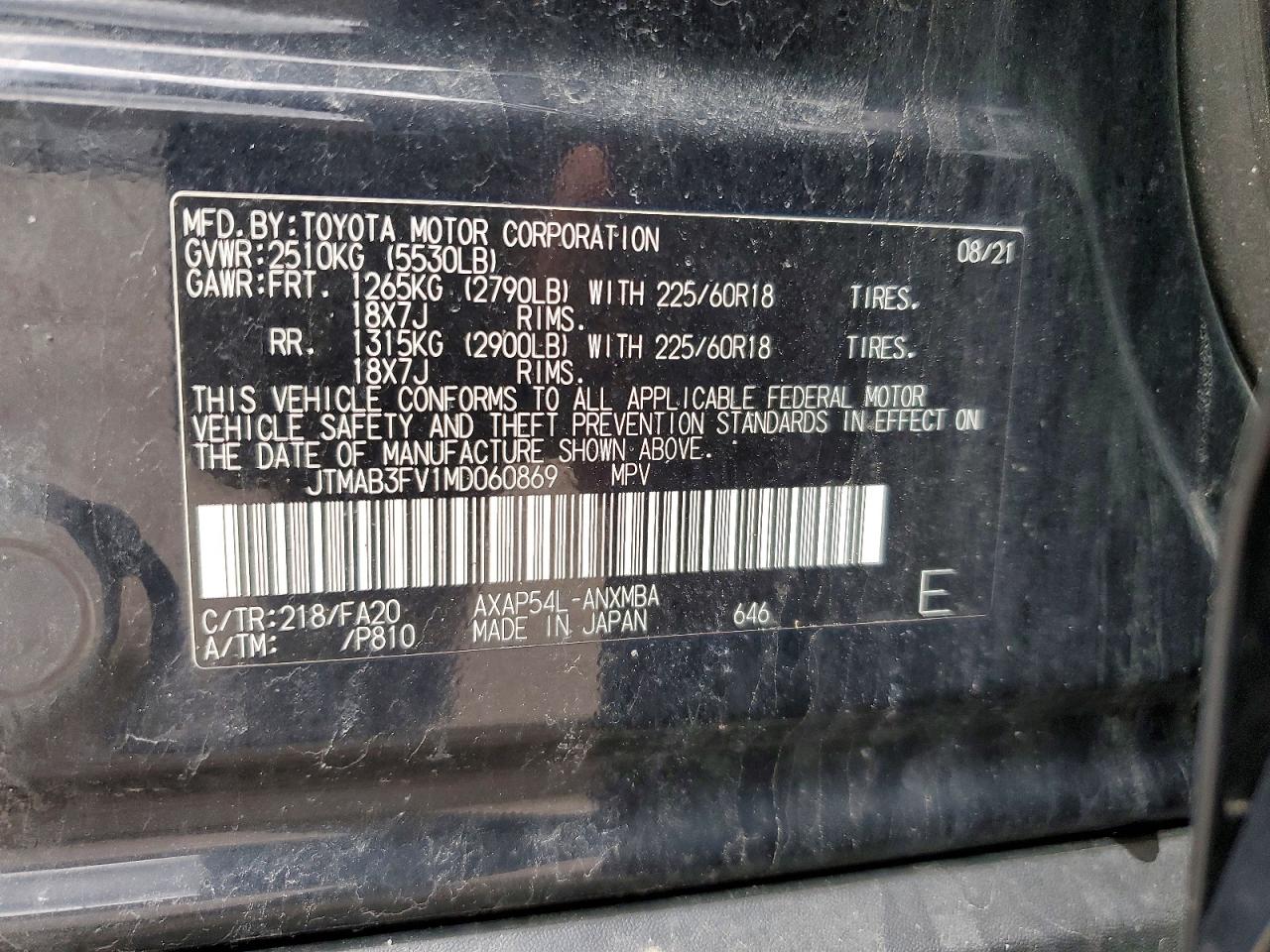 Toyota RAV4 Se