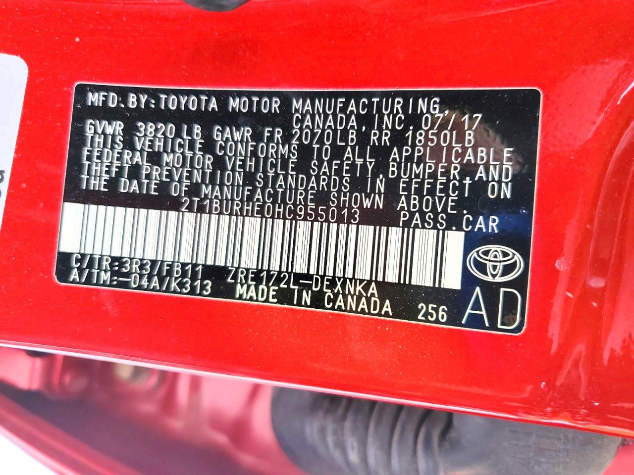Toyota Corolla L