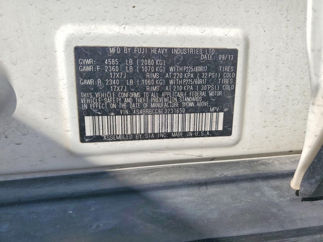 Subaru Outback 2.5i Premium