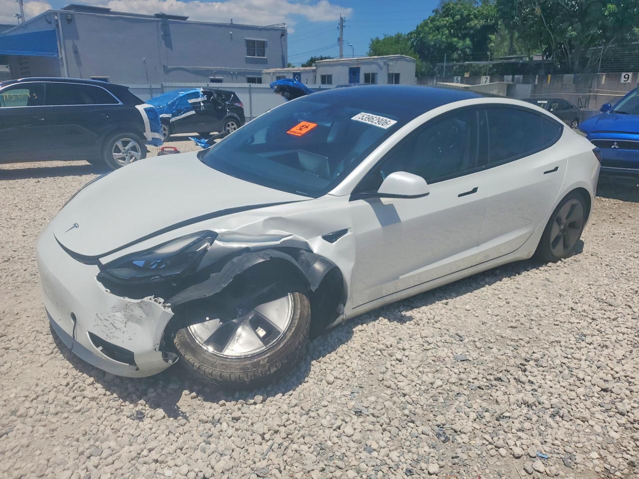Salvage Tesla Model 3 Image