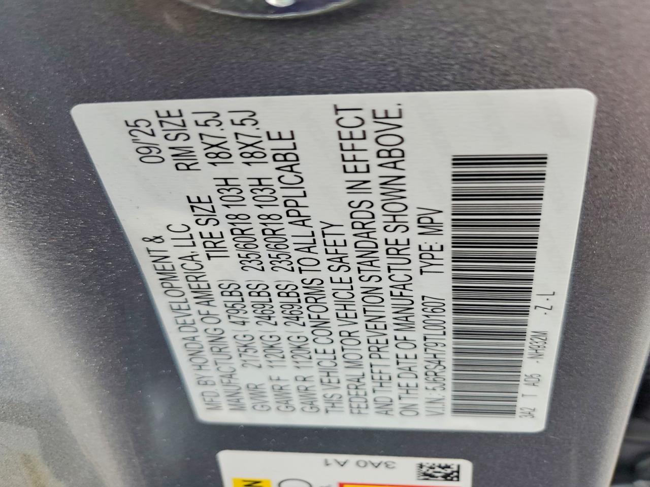 Honda Crv Exl
