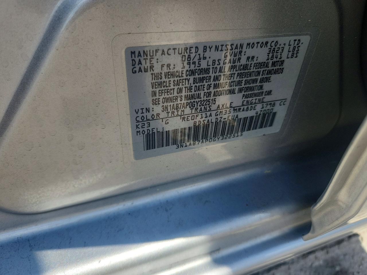 Nissan Sentra Sv