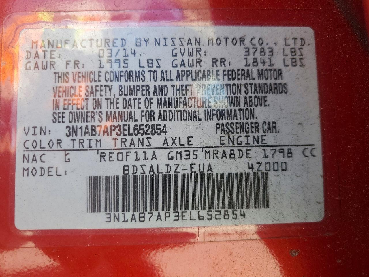 Nissan Sentra Sv