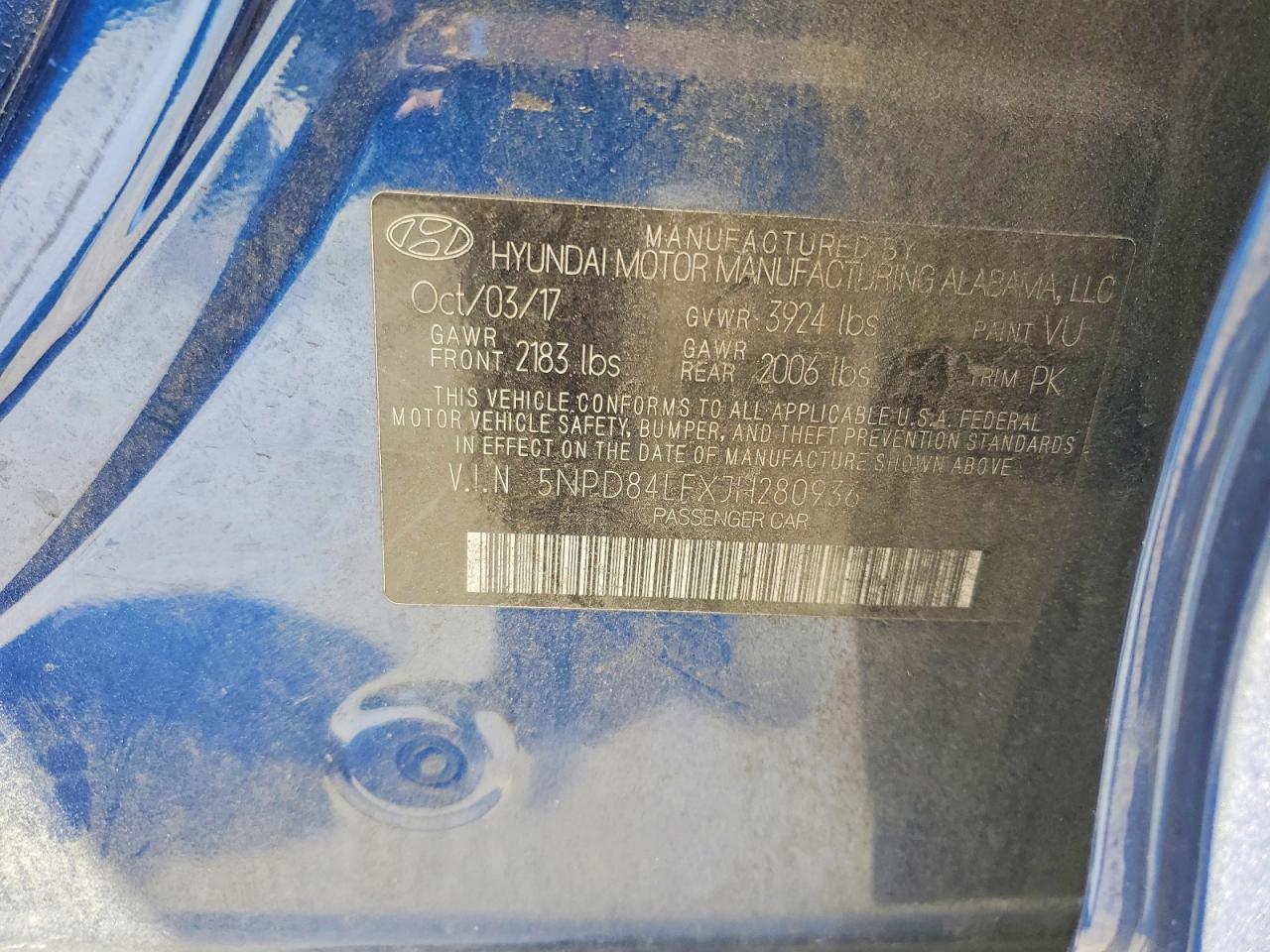 Hyundai ELANTRA Sel