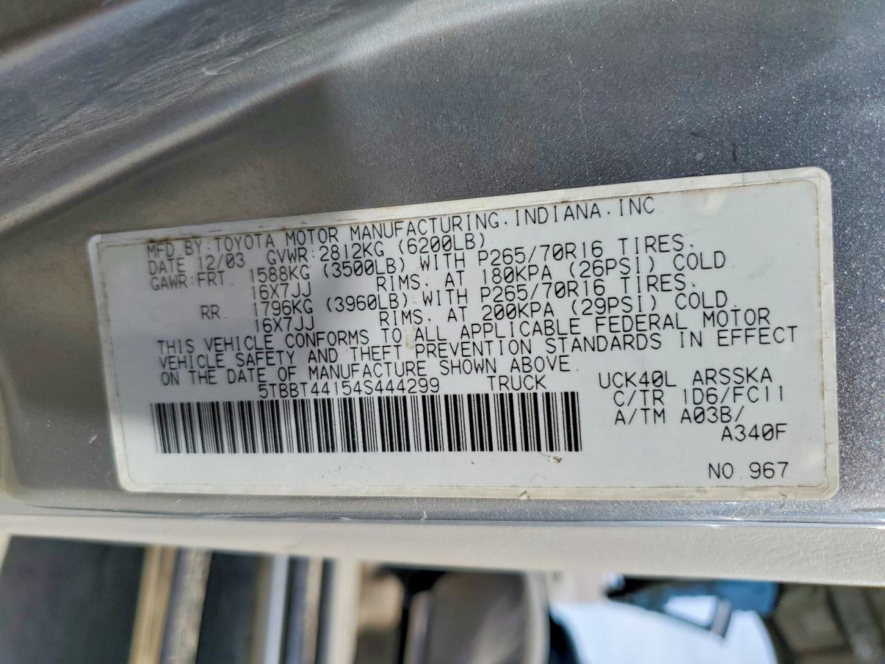 Toyota Tundra Access Cab Sr5