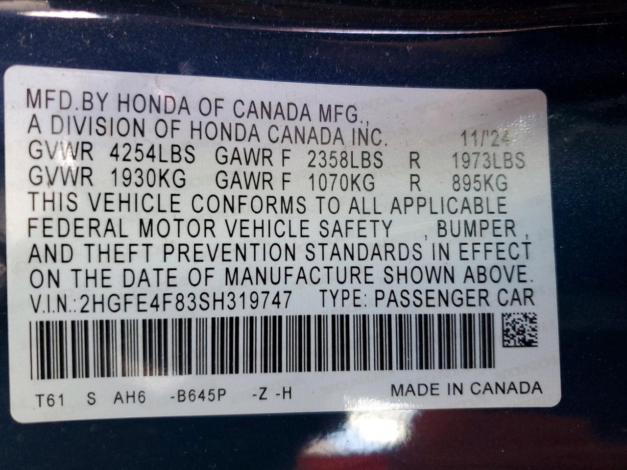 Honda Civic Sport