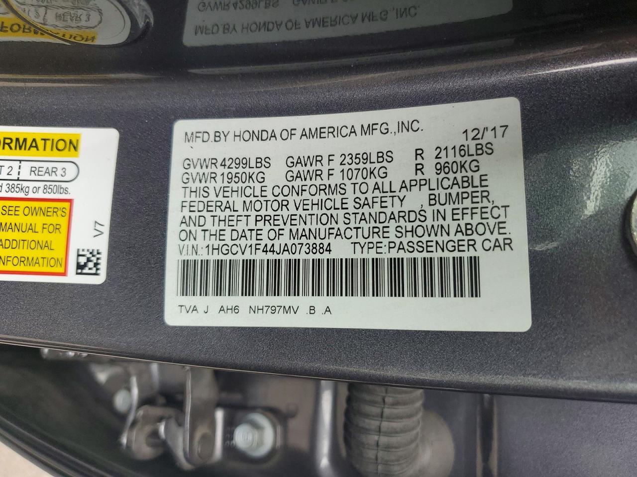 Honda Accord Ex
