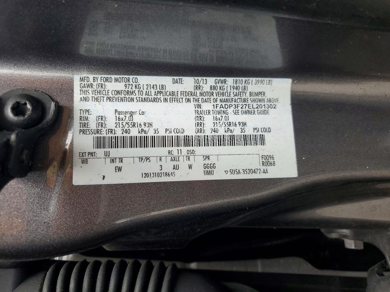 Ford Focus Se