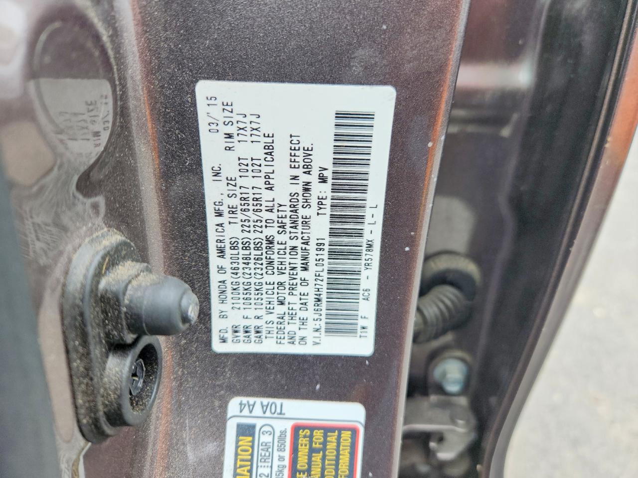 Honda Crv Exl