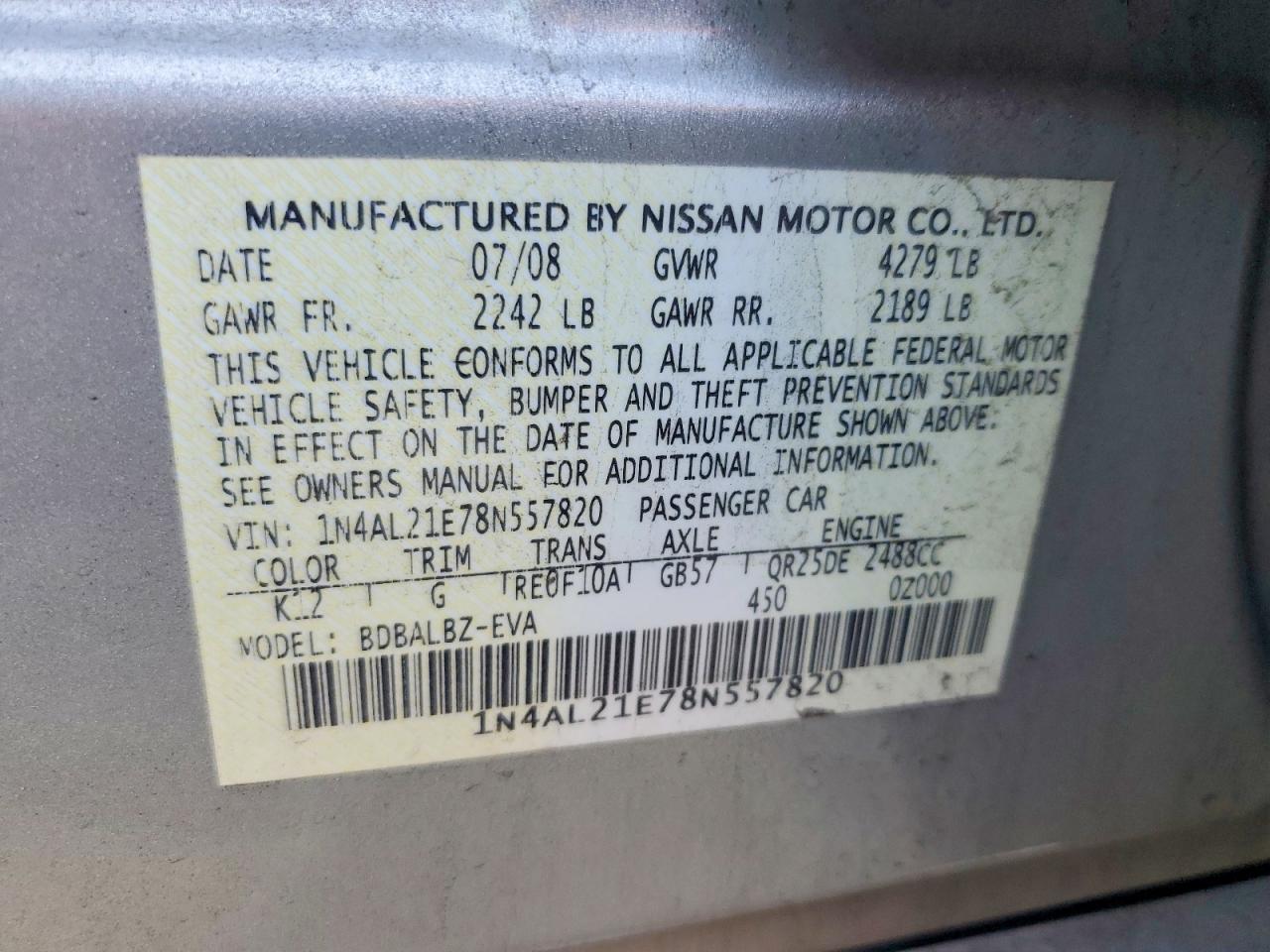 Nissan Altima 2.5