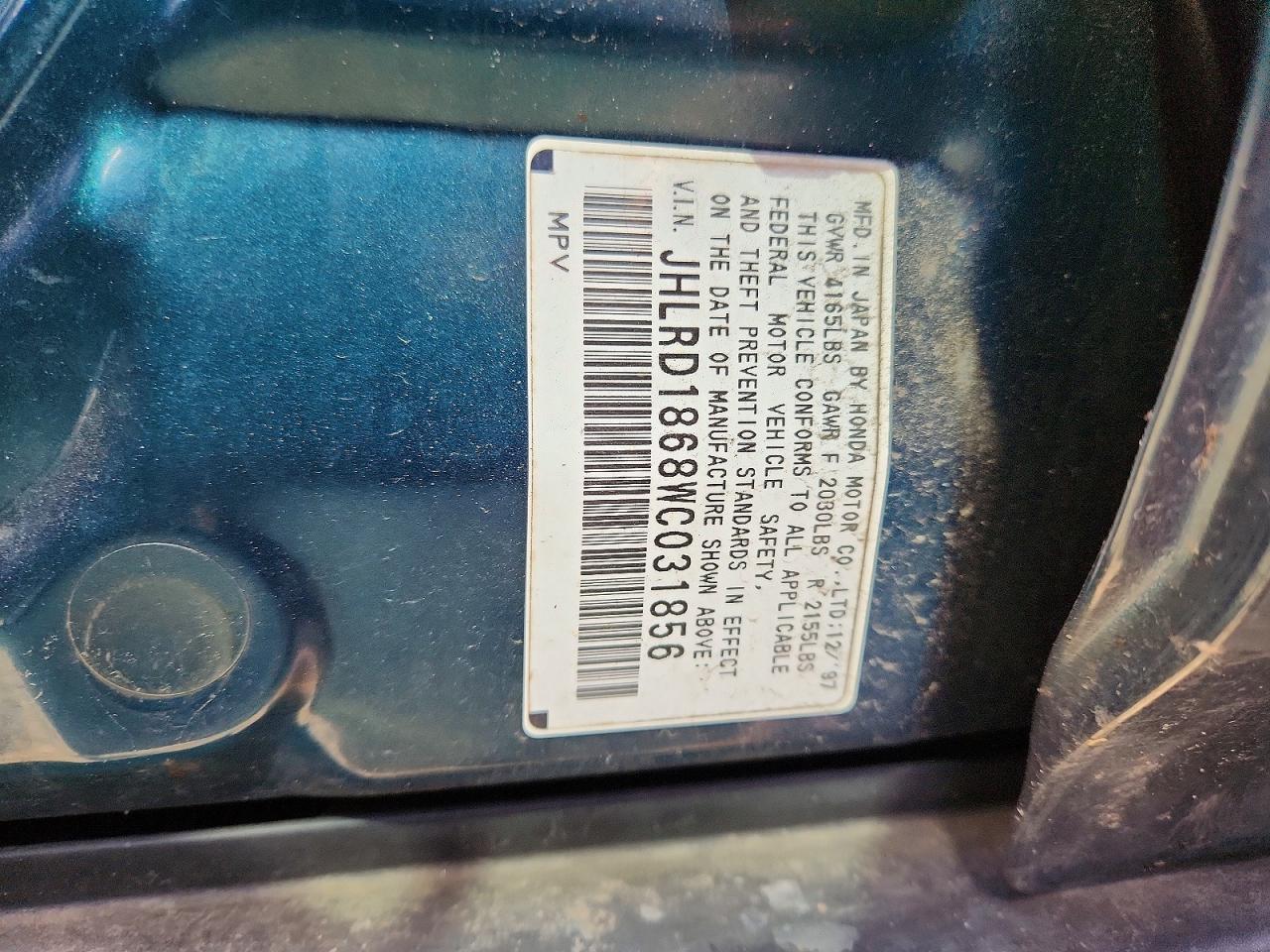 Honda Crv Ex