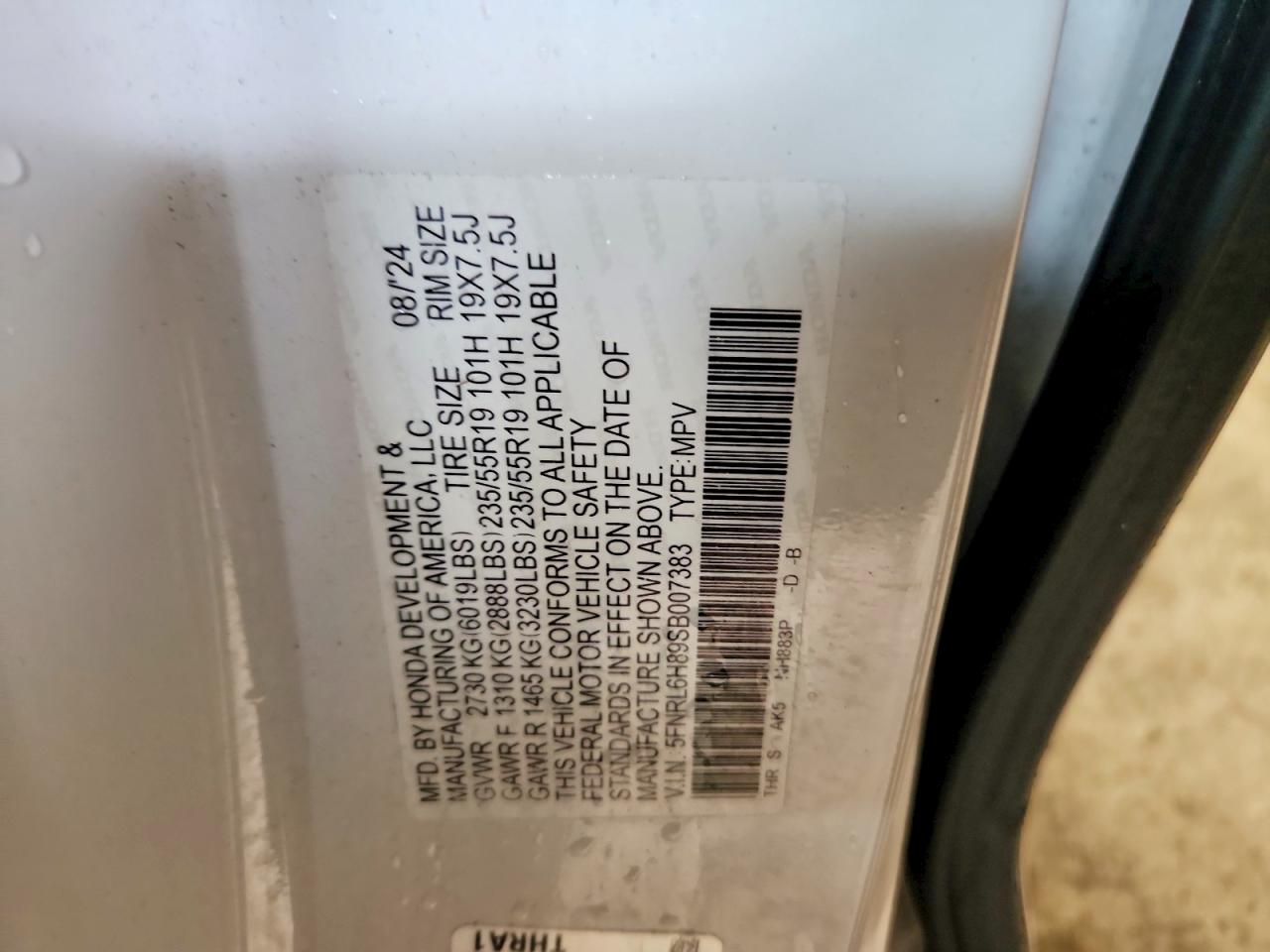 Honda Odyssey Touring