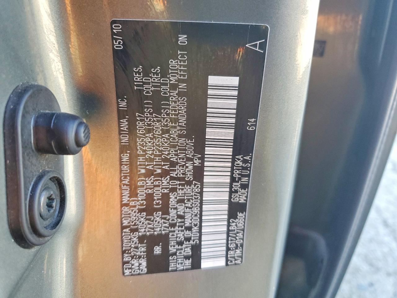 Toyota Sienna Xle 8-passenger