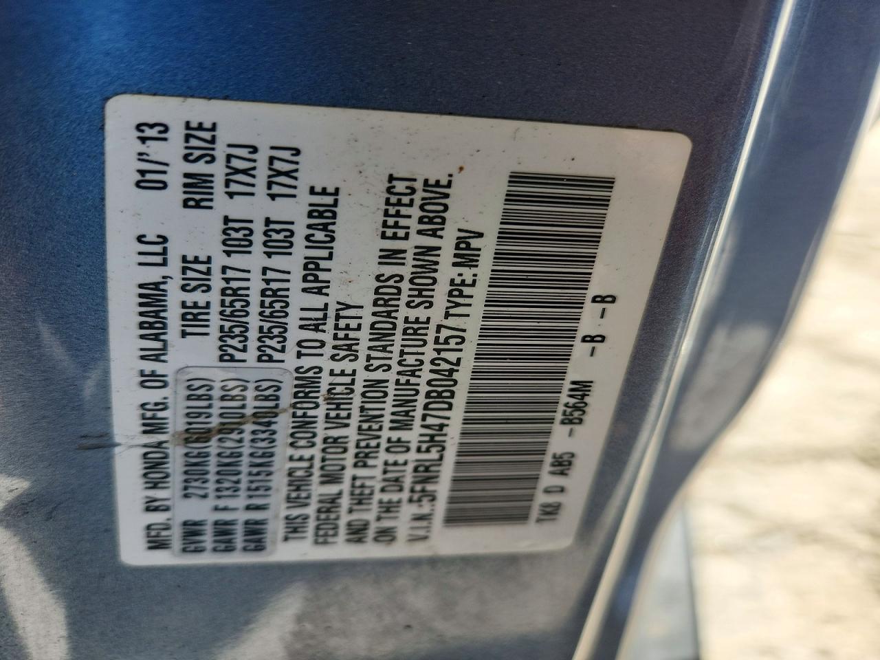 Honda Odyssey Ex