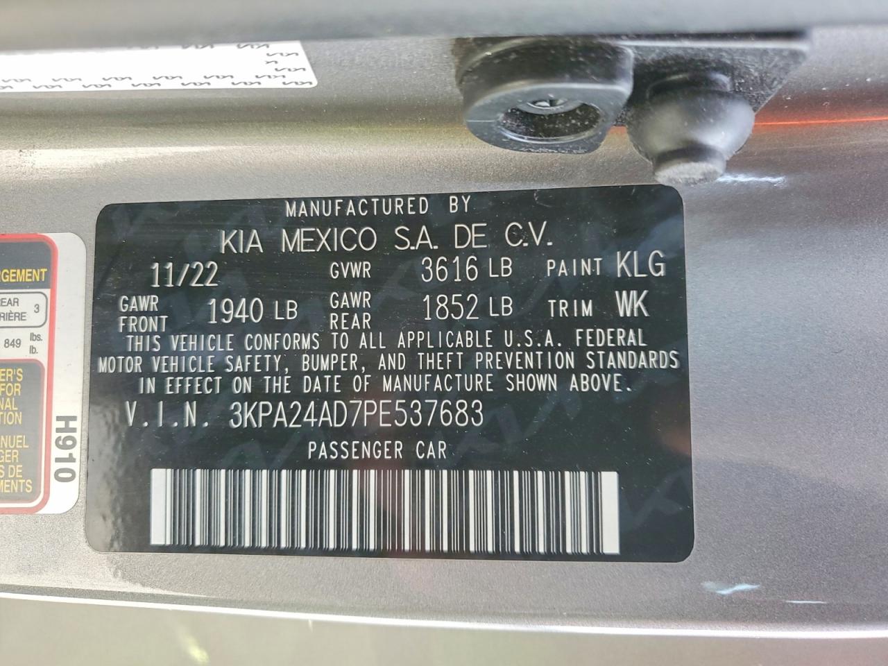 Kia Rio Lx