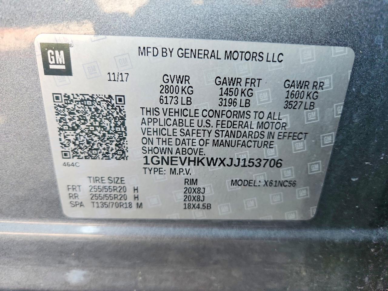 Chevrolet Traverse Lt