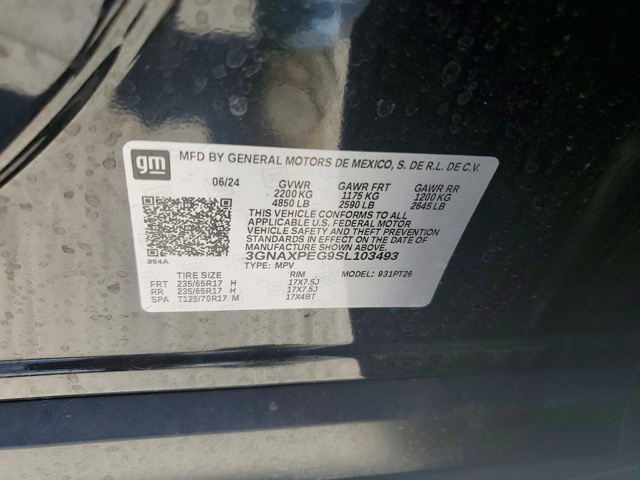 Chevrolet Equinox Lt