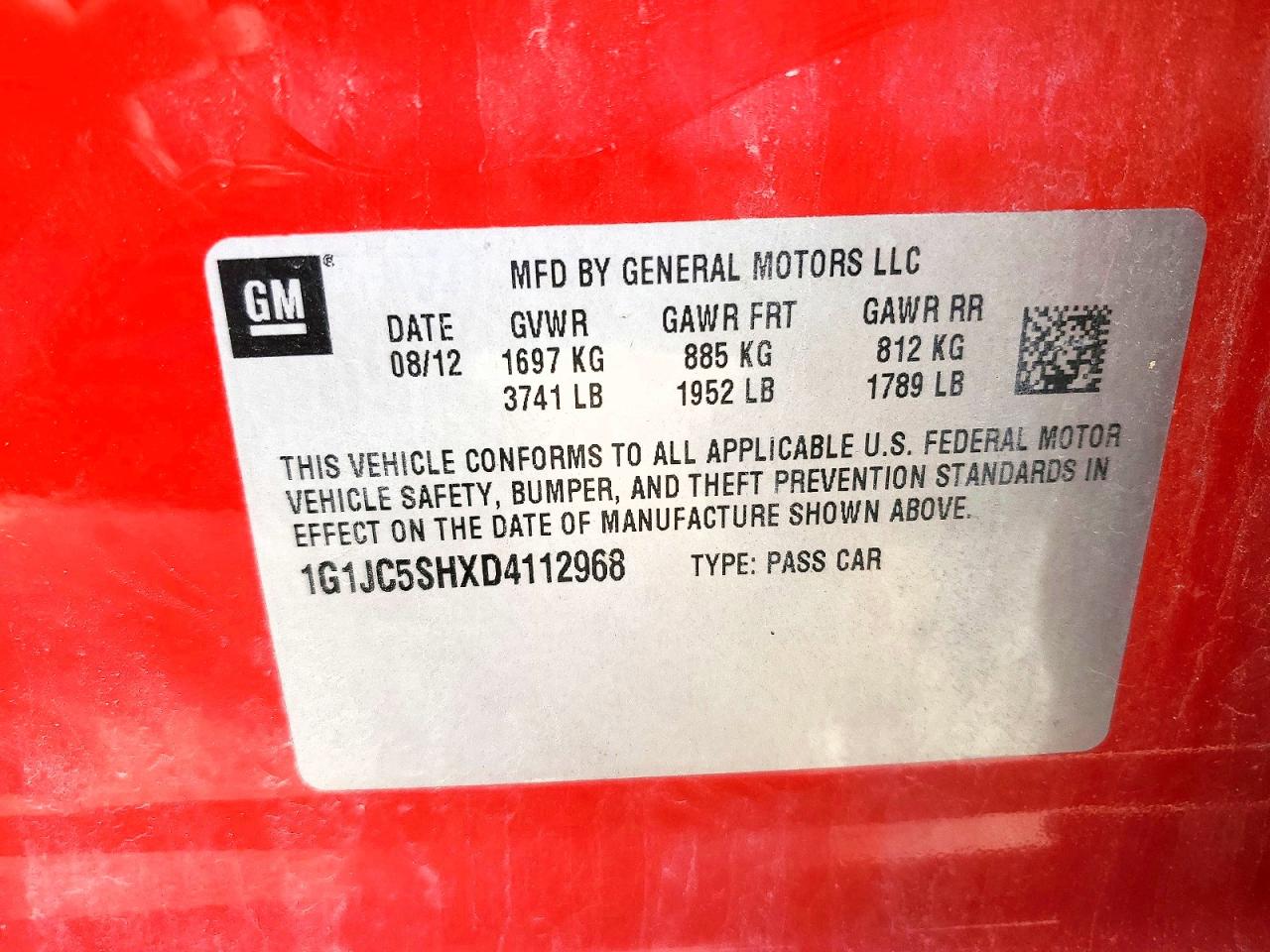 Chevrolet Sonic Lt