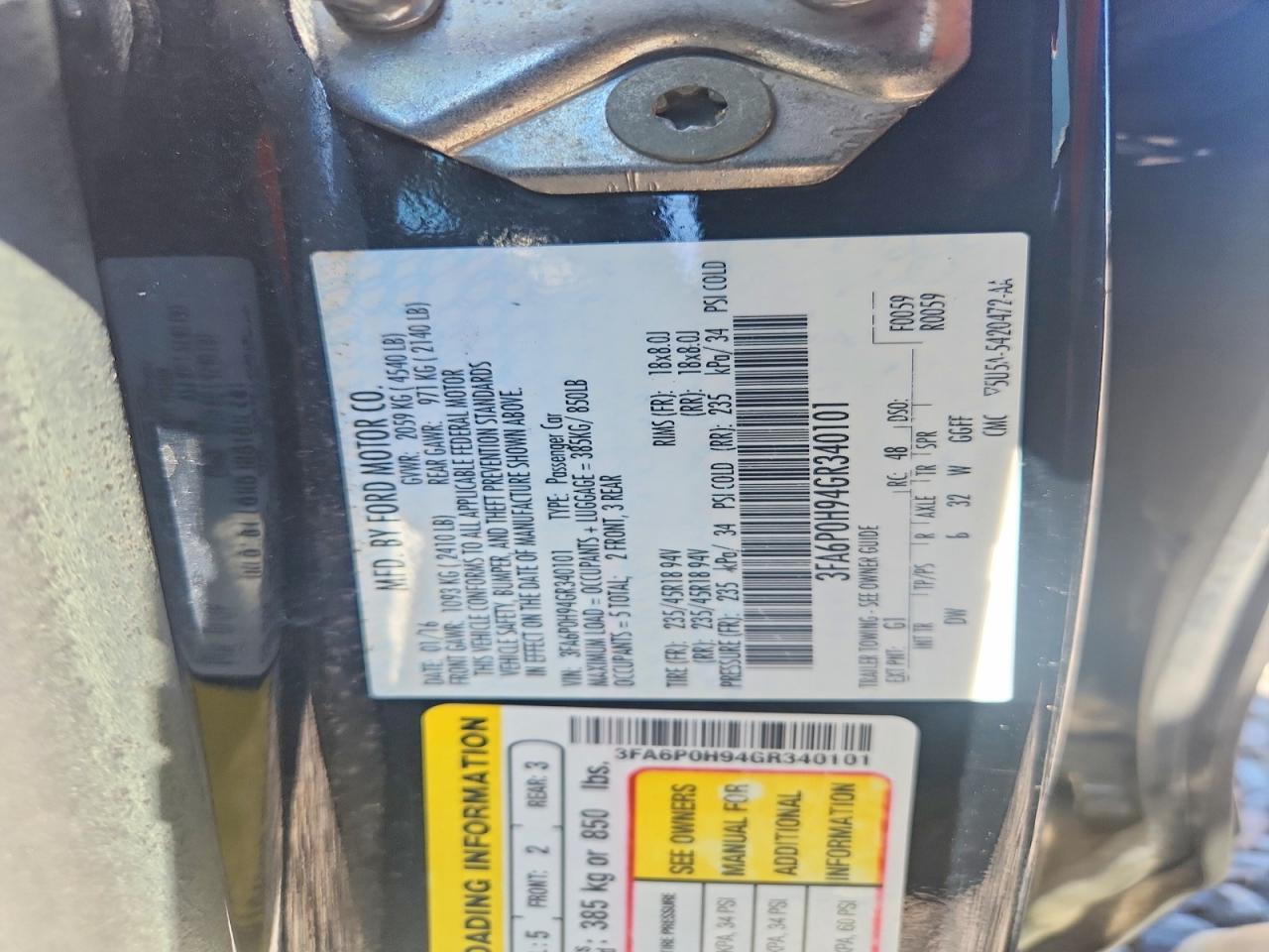 Ford Fusion Se