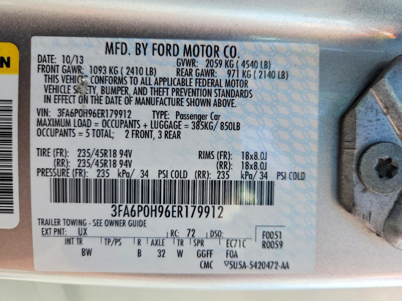 Ford Fusion Se