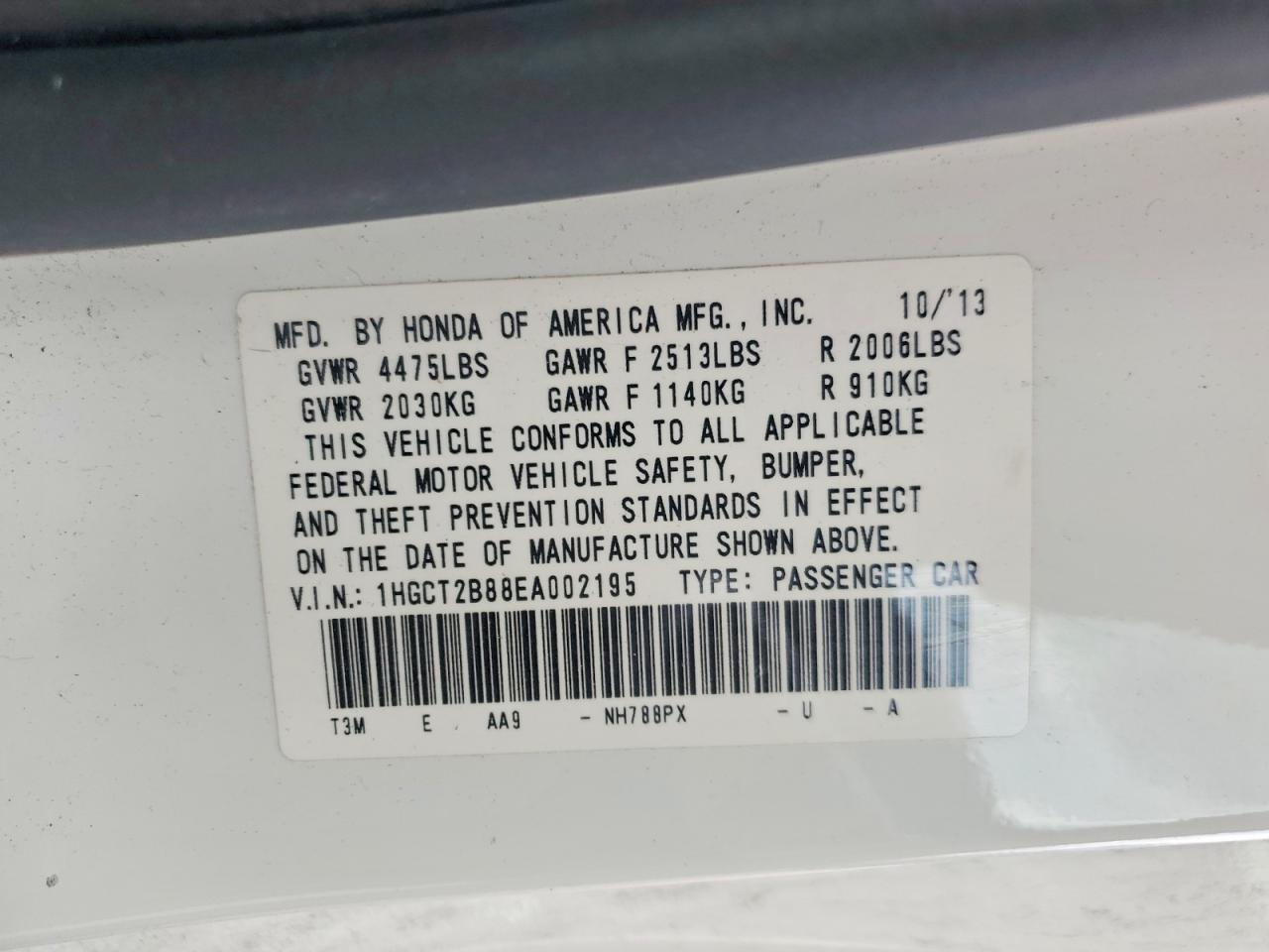 Honda Accord Exl