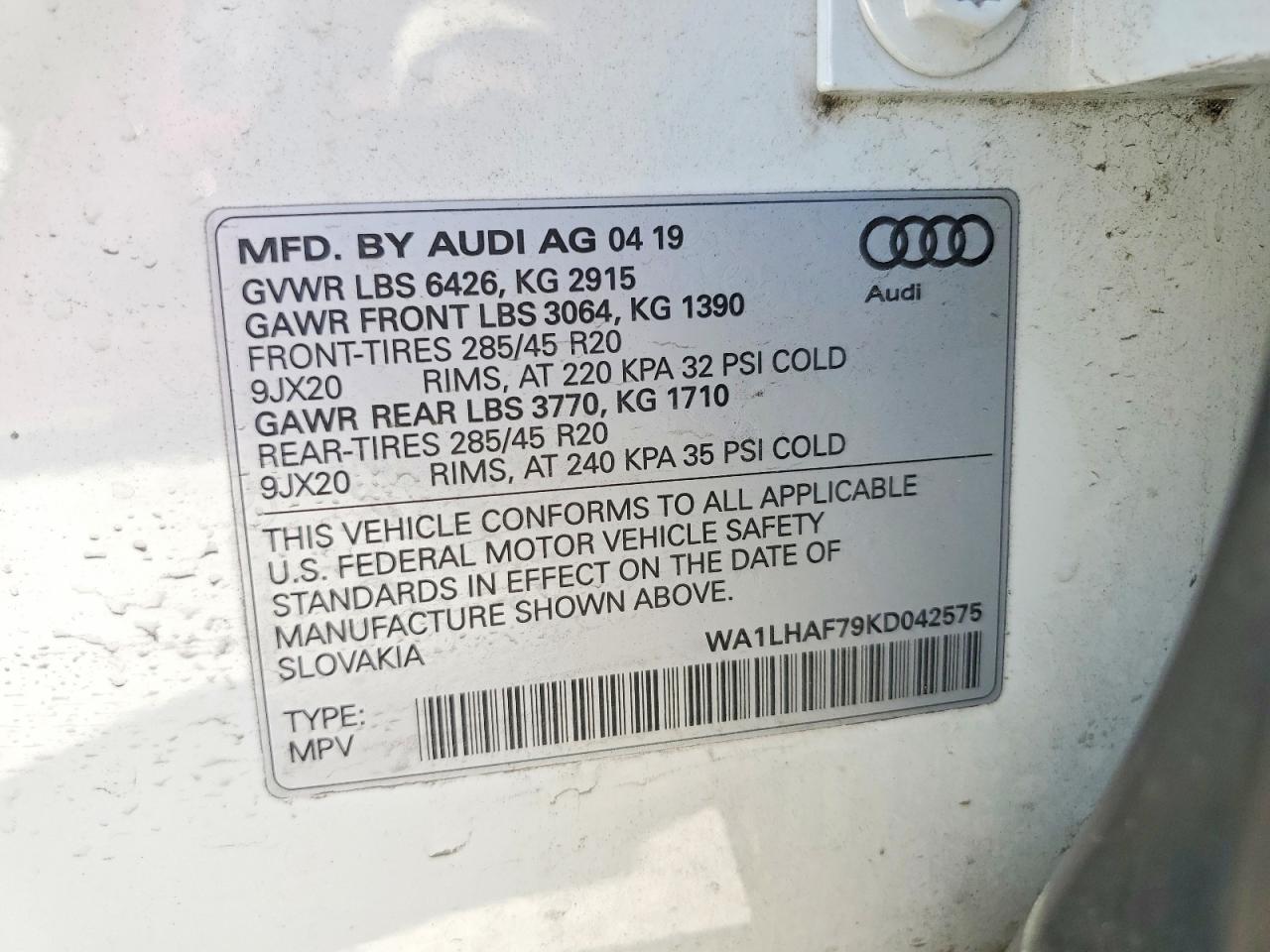 Audi Q7 Premium Plus