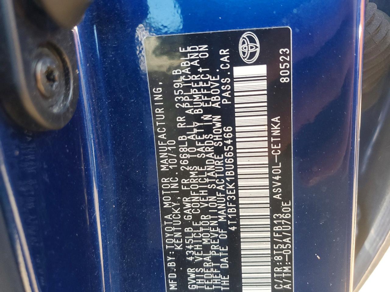Toyota Camry Le
