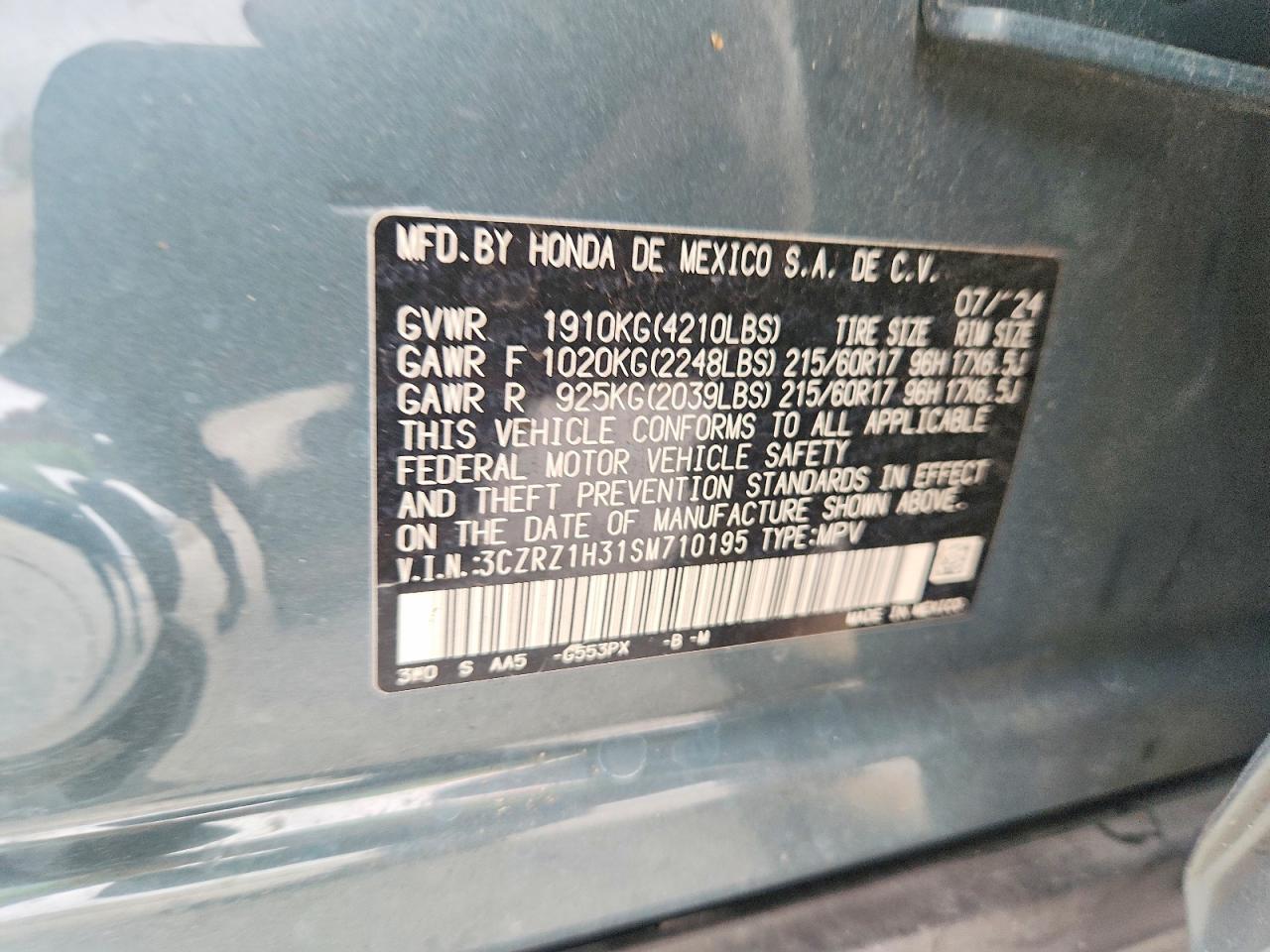 Honda HR-V Lx
