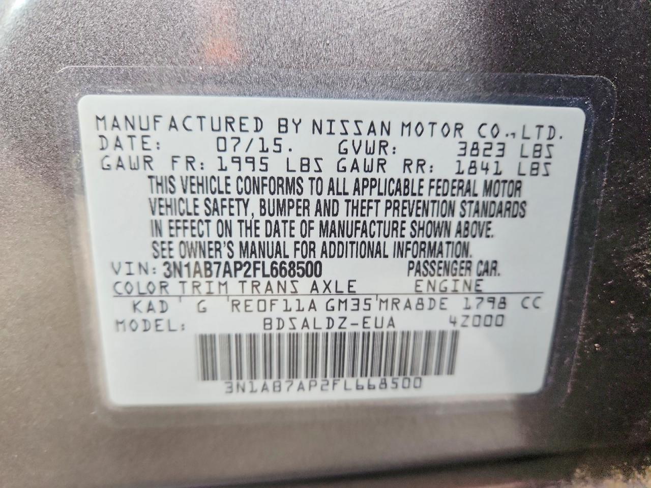 Nissan Sentra Sv