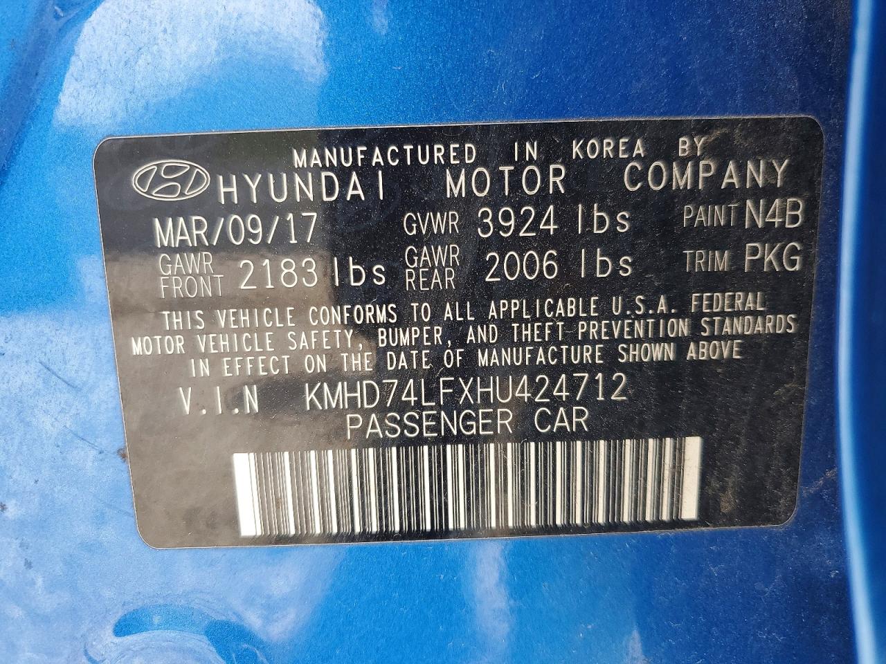 Hyundai ELANTRA Se