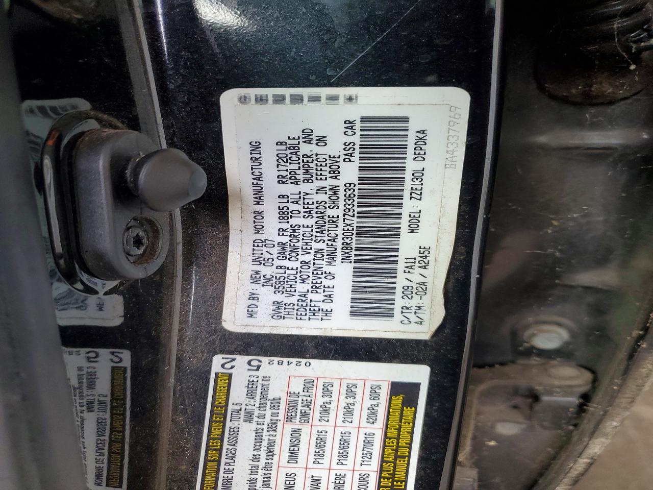 Toyota Corolla Ce
