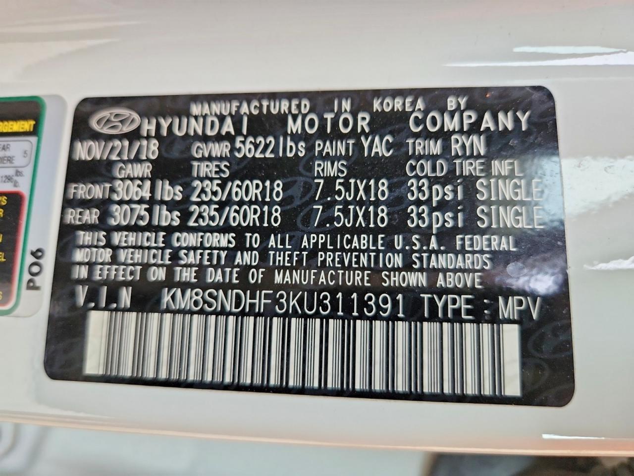 Hyundai SANTA FE Se