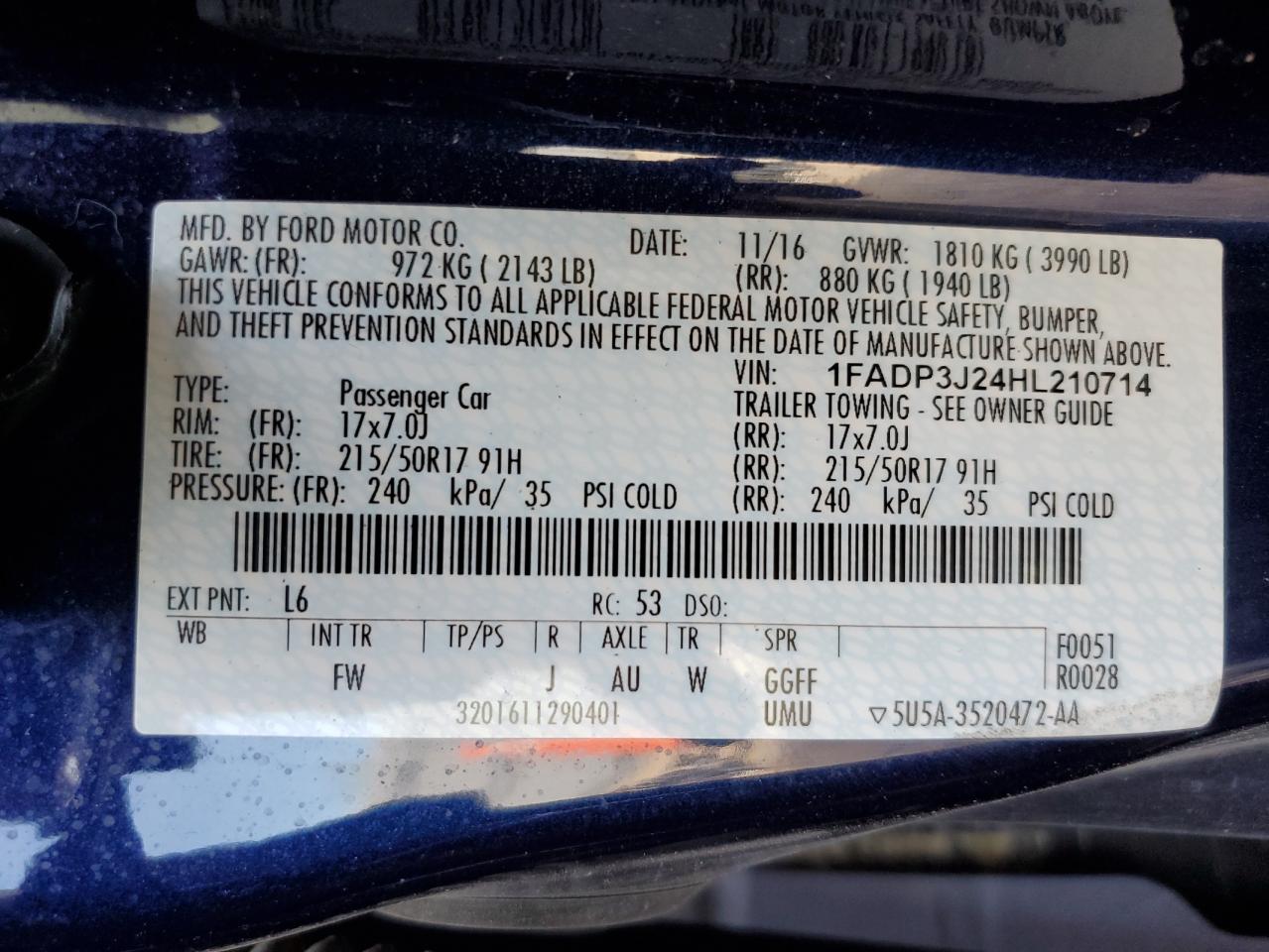 Ford Focus Titanium