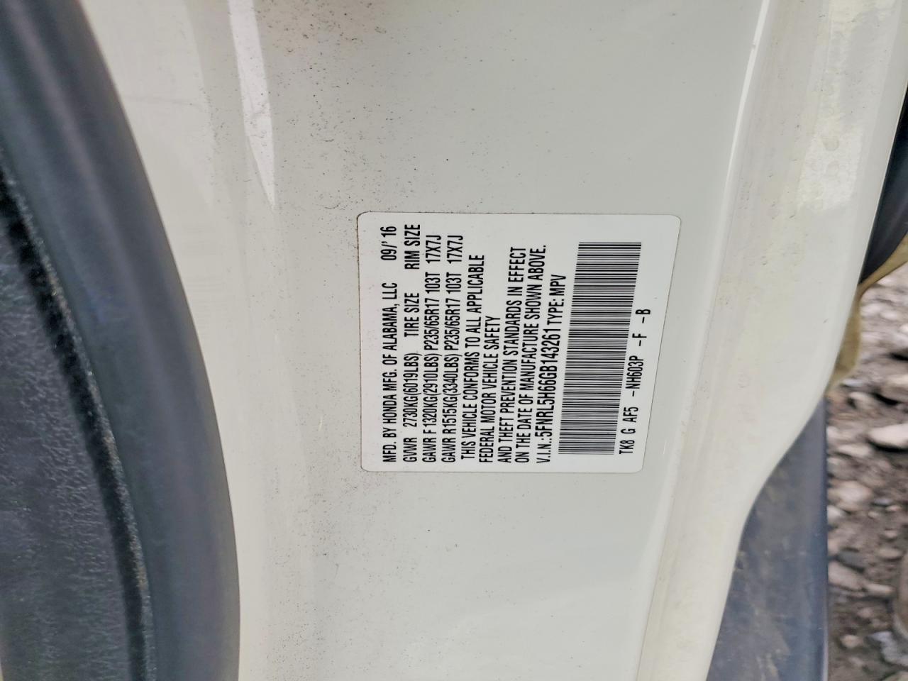 Honda Odyssey Exl