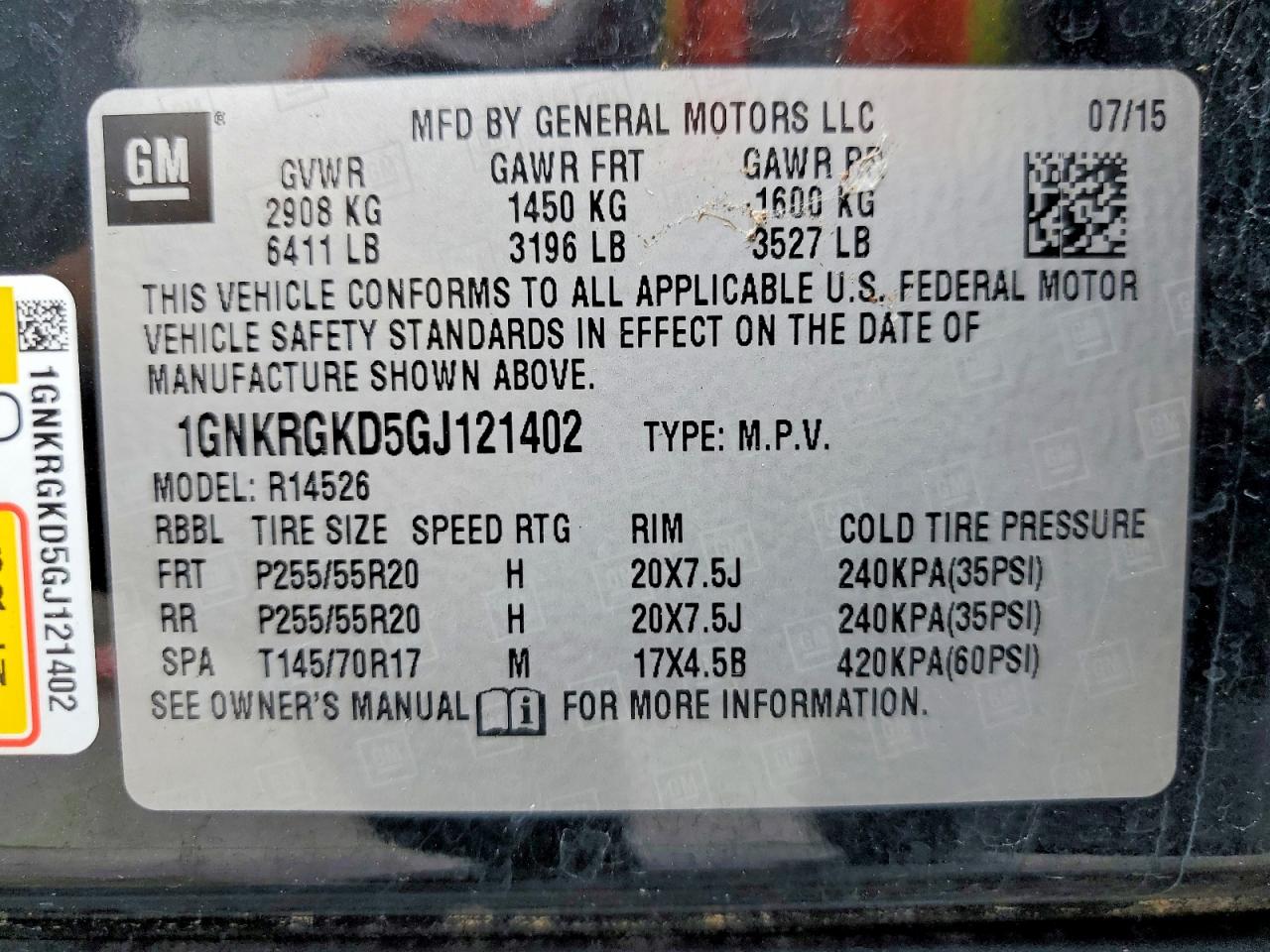 Chevrolet Traverse Lt