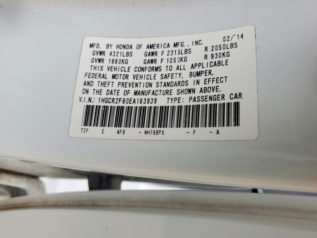 Honda Accord Exl