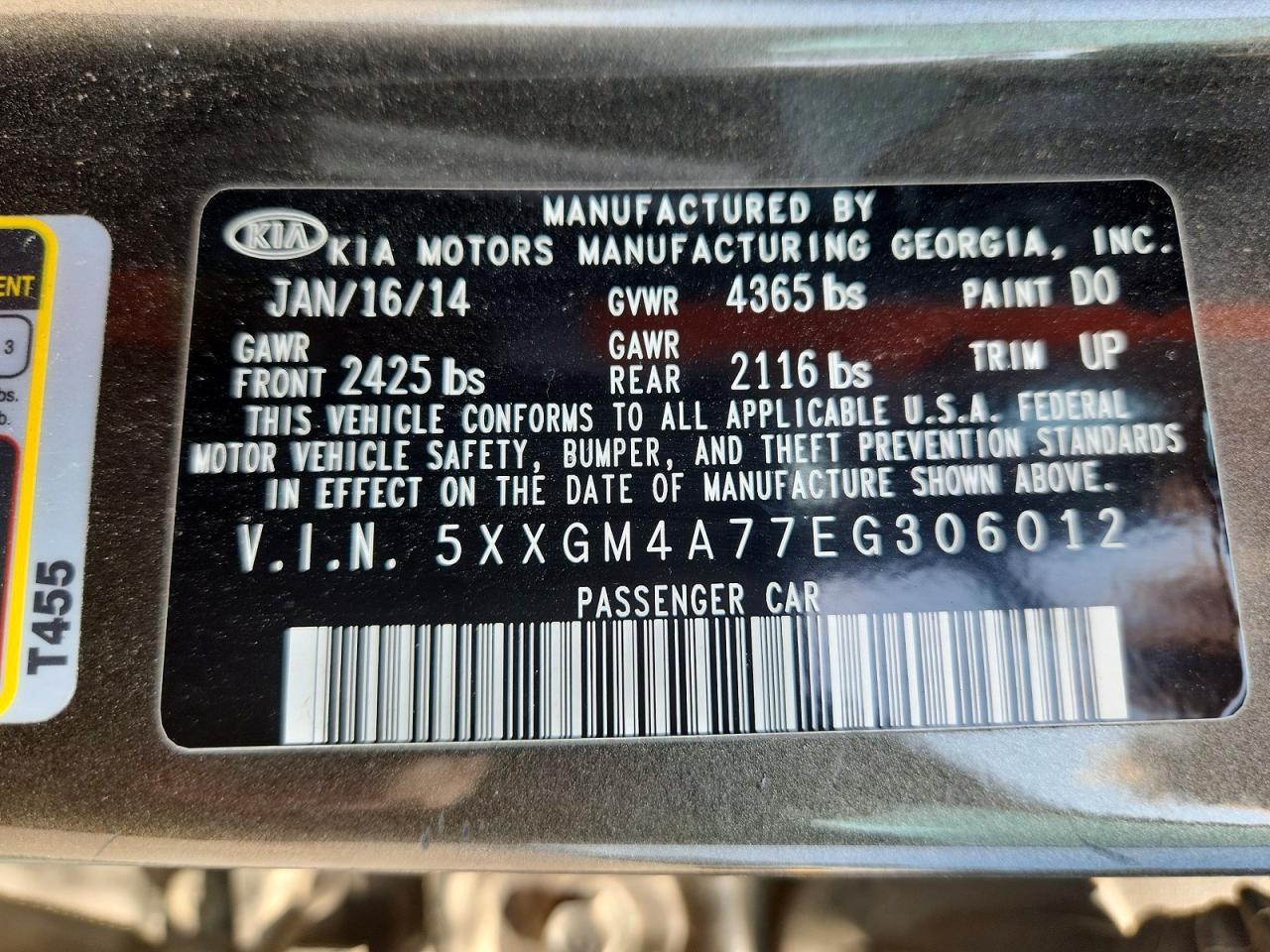 Kia Optima Lx