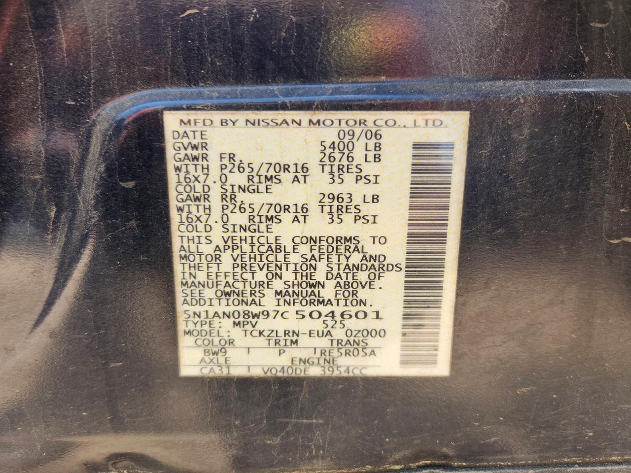 Nissan Xterra X