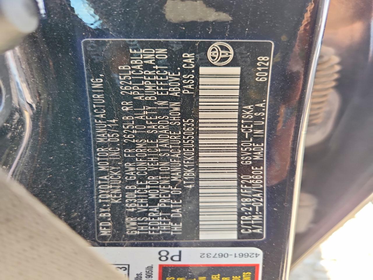 Toyota Camry Se V6