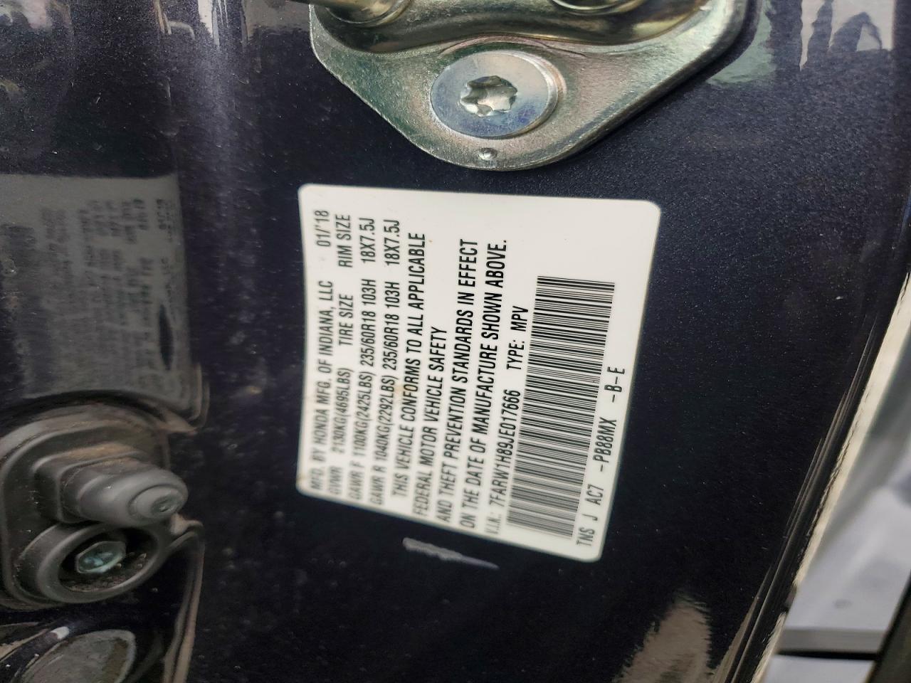 Honda Crv Exl