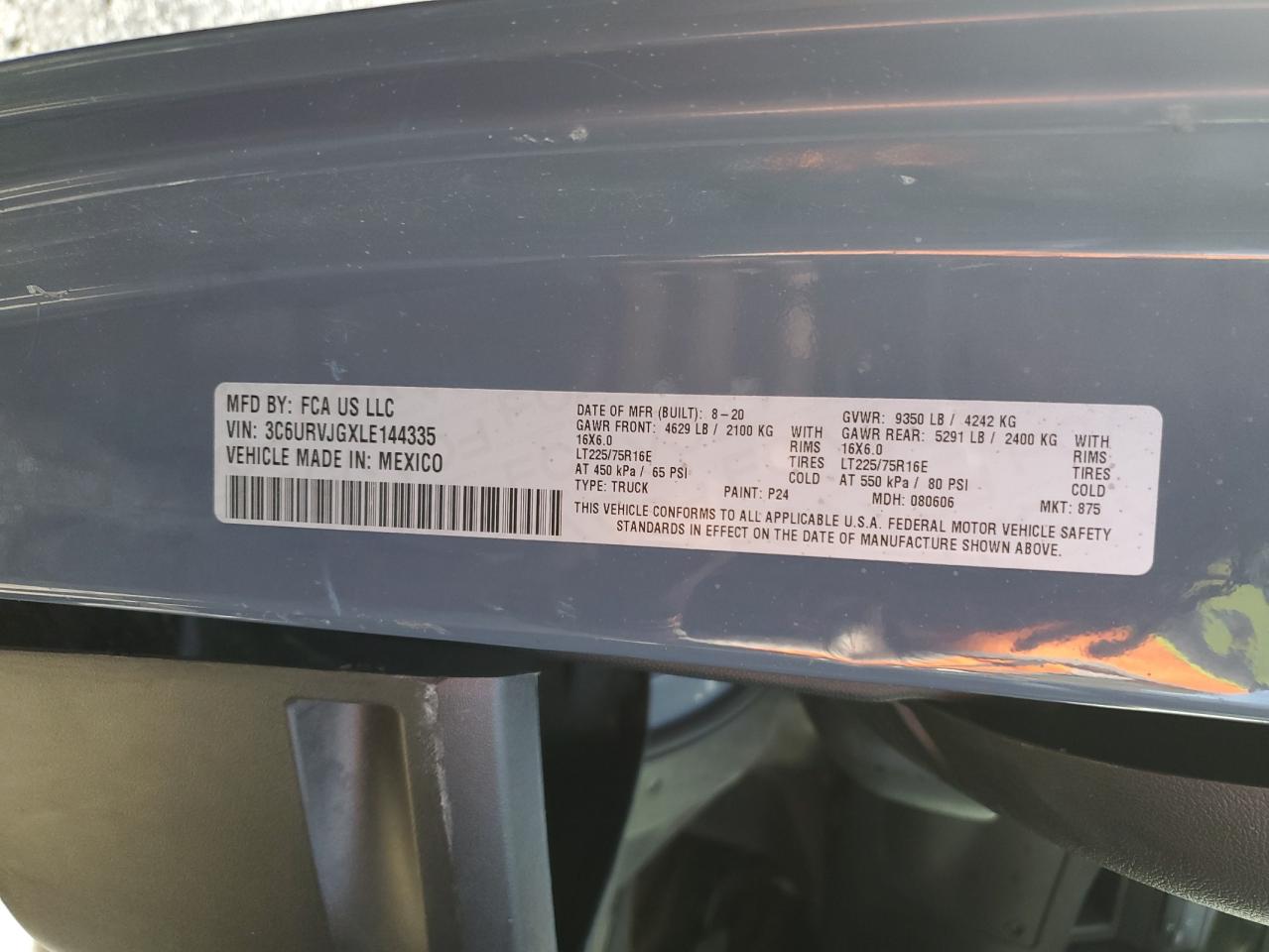 Ram Promaster 3500 High