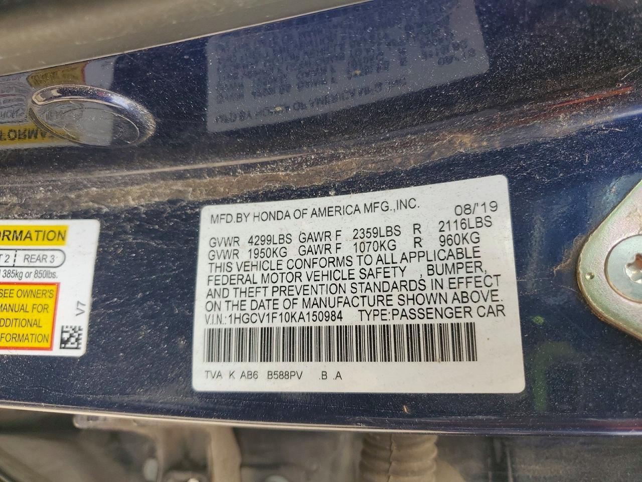Honda Accord Lx