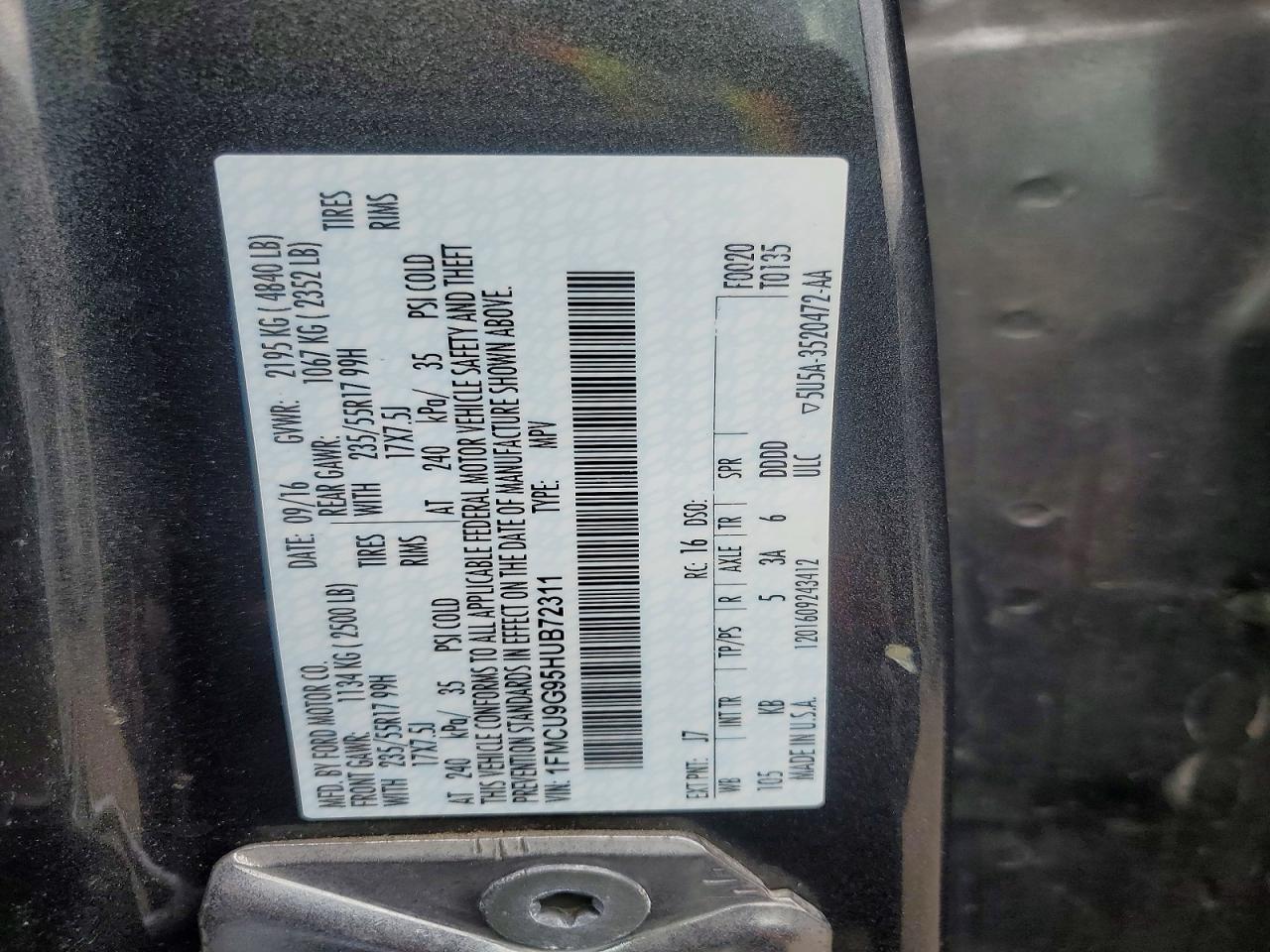 Ford Escape Se