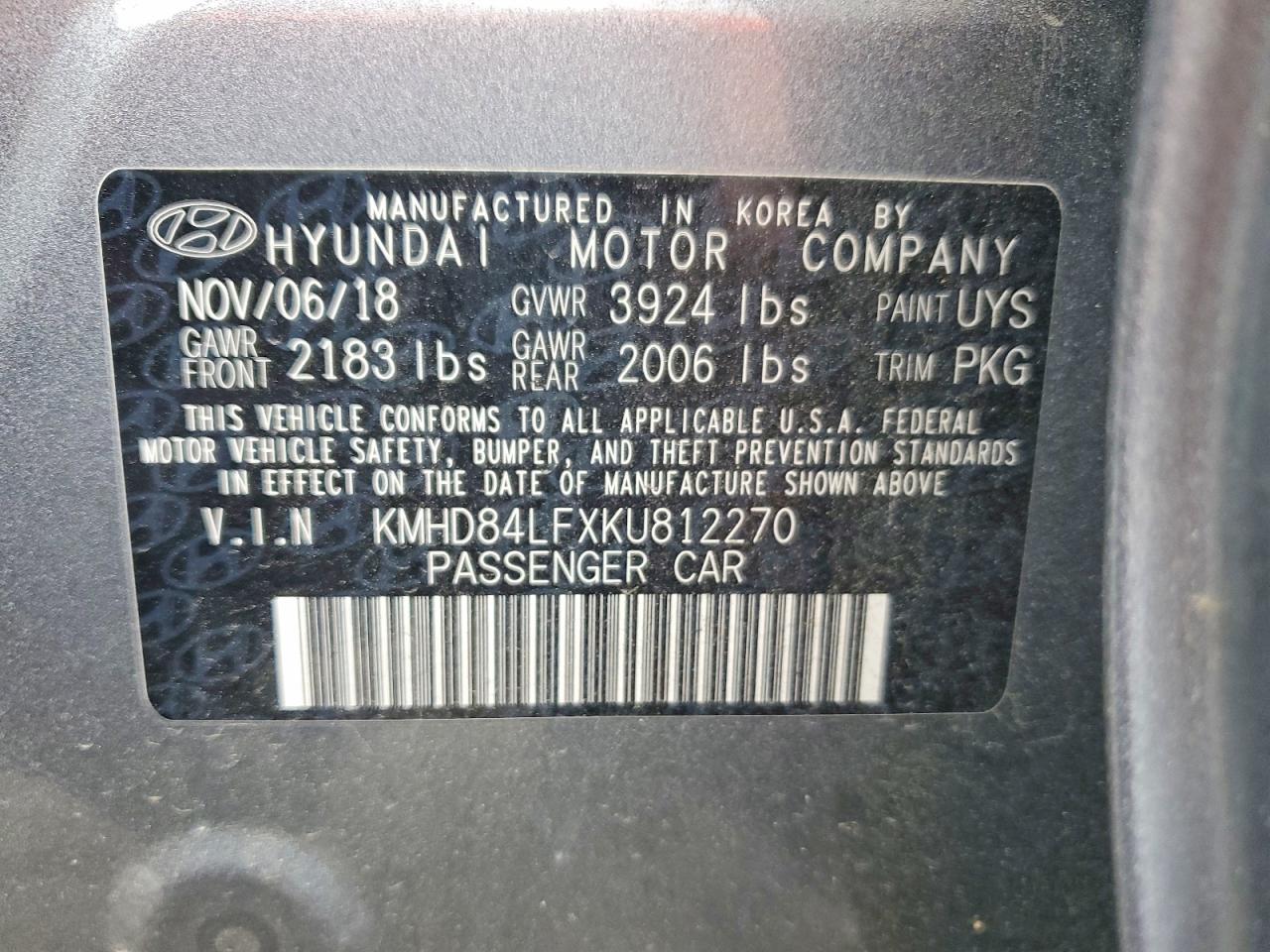 Hyundai ELANTRA Value Edition