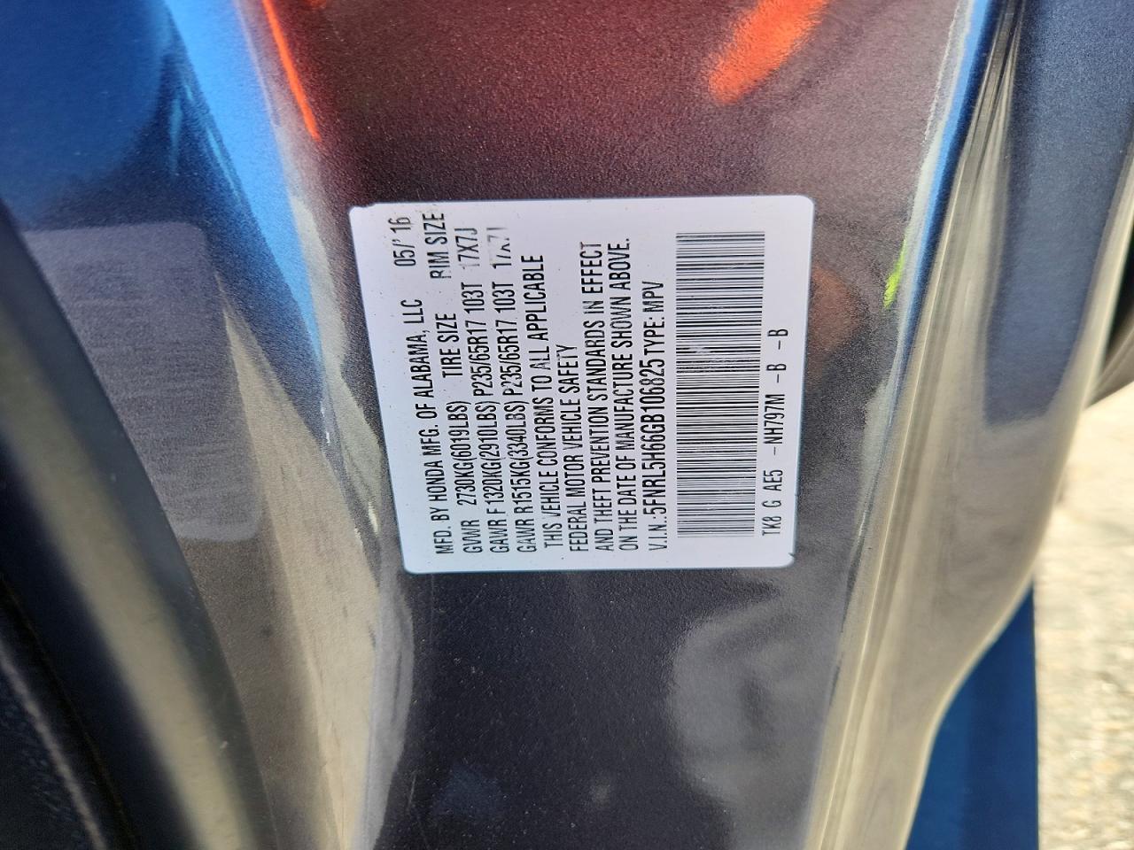 Honda Odyssey Exl