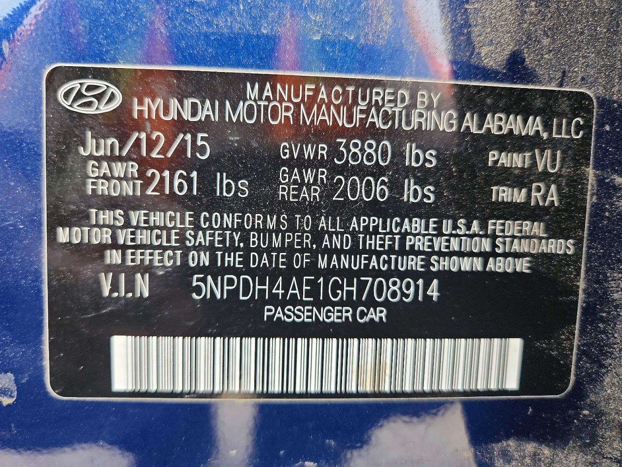 Hyundai ELANTRA Se