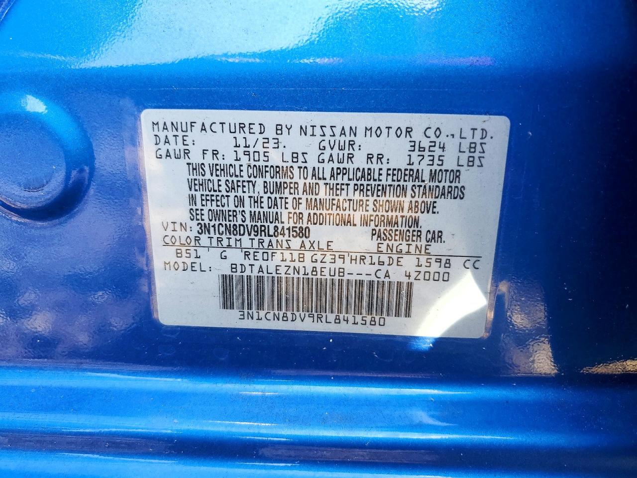 Nissan Versa S
