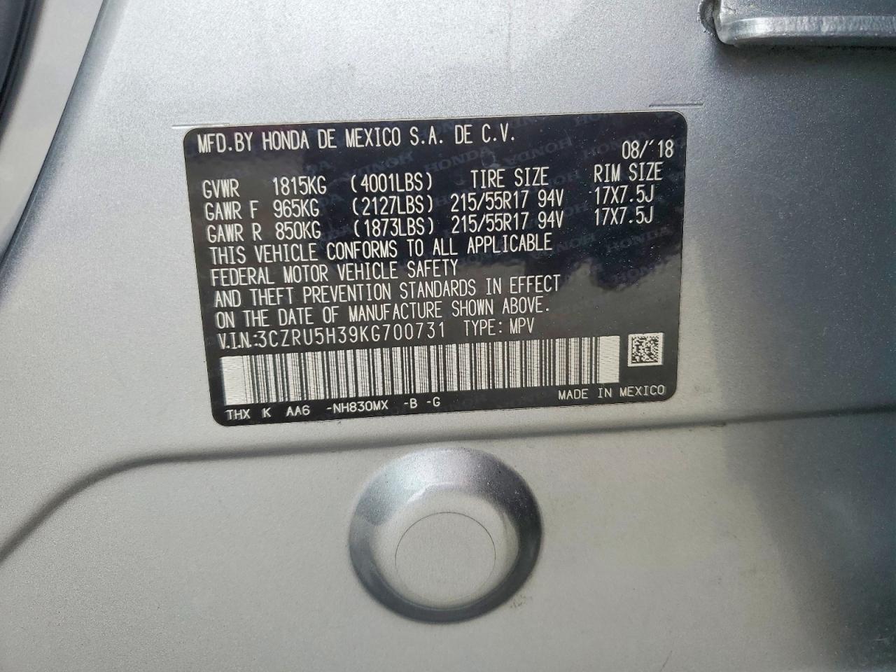 Honda HR-V Lx