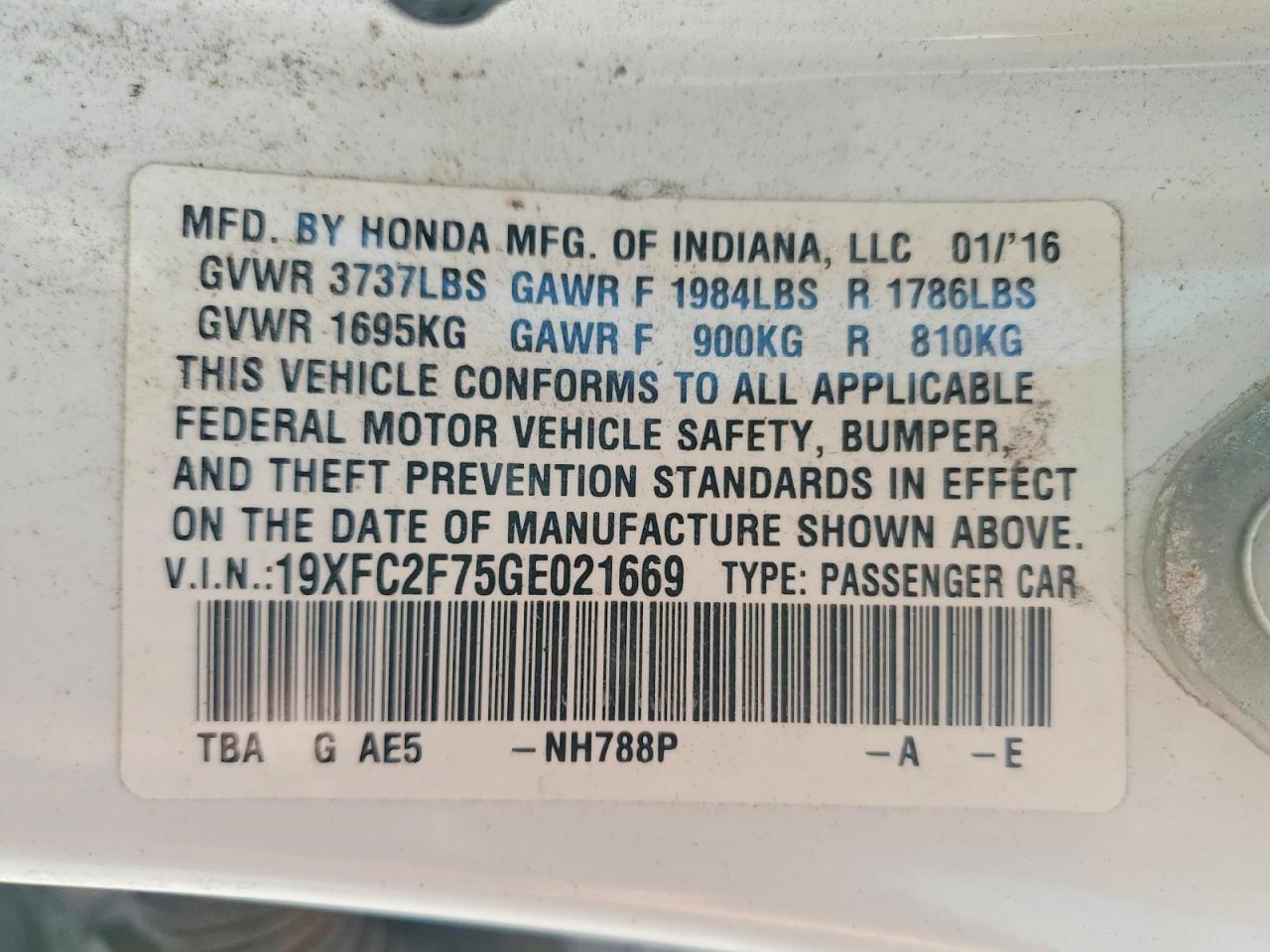 Honda Civic Ex